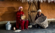 Sepet ören Nepalli kadınlar